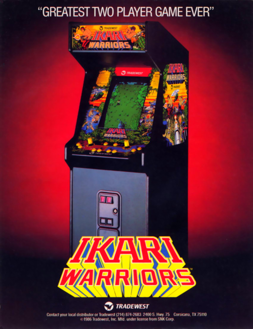 Ikari (Joystick hack bootleg) [Bootleg] Arcade Game Cover